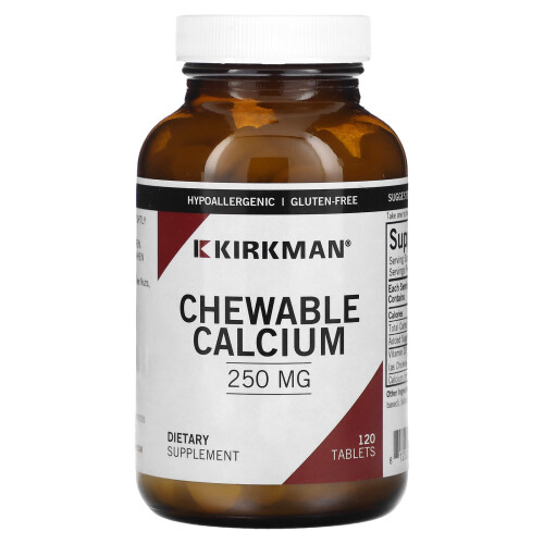 Kirkman Labs, Calcium à Croquer, 250 mg, 120 Comprimés