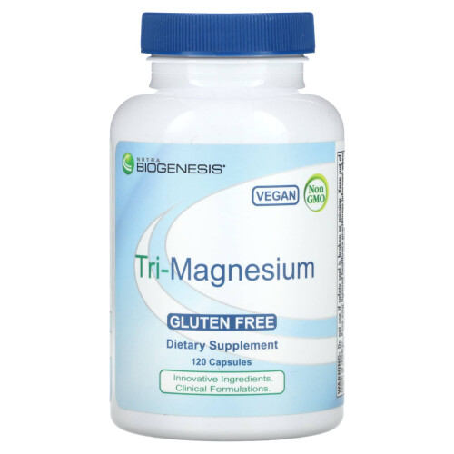 Nutra BioGenesis, Tri-Magnésium, 120 Gélules