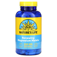 Nature's Life, Renewing Magnesium Malat, 200 mg, 250 Tabletten