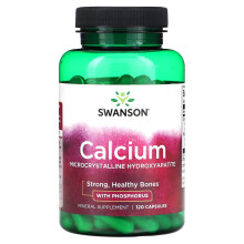Swanson, Calcium, 120 Kapseln