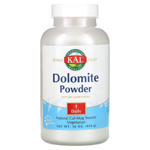 KAL, Dolomitpulver, 16 oz (454 g)