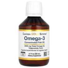 California Gold Nutrition, Norwegisches Omega-3 Fischöl Extra Stark, Natürlich Zitrone, 6,7 fl oz (200 ml)