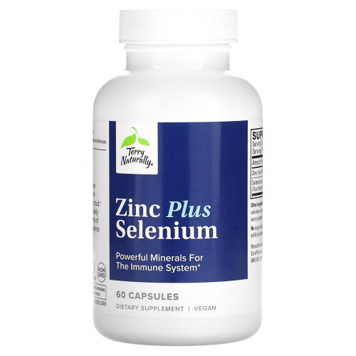 Terry Naturally, Zinc Plus Selenium, 60 Capsules 2