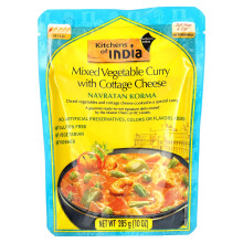 Kitchens of India, Navratan Korma, Gemüsecurry mit Hüttenkäse, Mild, 10 Unzen (285 g)