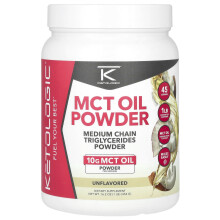 KetoLogic, MCT Öl Pulver, Geschmacksneutral, 16,2 oz (454 g)