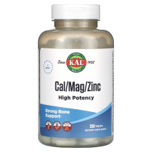 KAL, Cal/Mag/Zink, Hochdosiert, 250 Tabletten