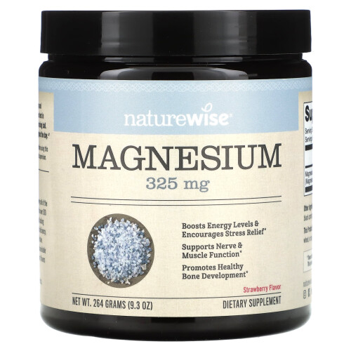 NatureWise, Magnesium, Erdbeere, 325 mg, 9,3 oz (264 g)