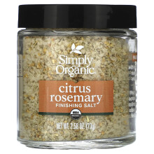 Simply Organic, Finishing Salz, Zitrus-Rosmarin, 2,58 Unzen (73 g)