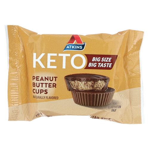 Atkins, Peanut Butter Cups, 8 Cups, 1.06 oz (30 g) Each 2