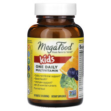 MegaFood, Multivitamine Quotidienne pour Enfants, 30 Comprimés