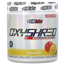 EHPlabs, OxyShred, Thermogener Fettverbrenner, Mango, 10,37 oz (294 g)
