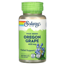 Solaray, True Herbs, Oregon-Grape, 400 mg, 100 VegCaps