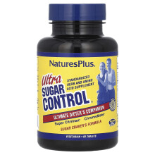 NaturesPlus, Ultra Zucker-Kontrolle, Ultimativer Diät-Begleiter, 60 Tabletten