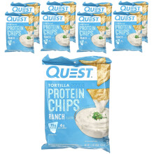 Quest Nutrition, Tortilla Style Protein Chips, Ranch, 8 Beutel, je 1,1 oz (32 g)