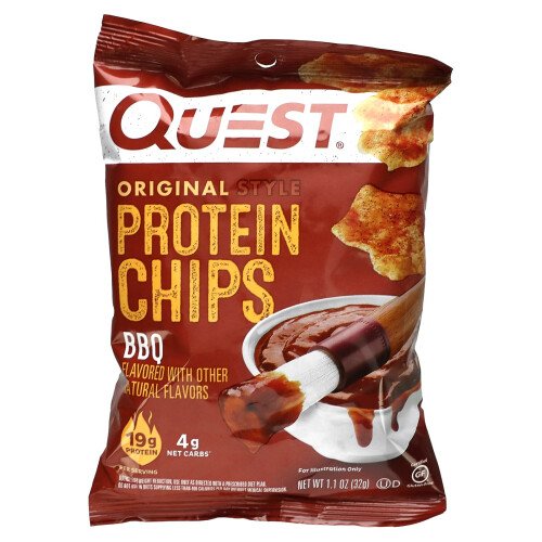 Quest Nutrition, Original Style Protein Chips, BBQ, 8 Beutel, je 1,1 Unzen (32 g) 1
