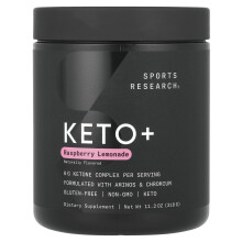 Sports Research, Keto+, Citronnade Framboise, 11,2 oz (318 g)