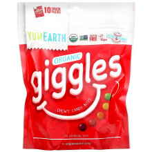 YumEarth, Bio Giggles, 10 Snackpacks, je 0,5 Unzen (14 g)