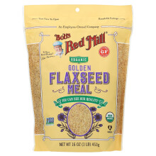 Bob's Red Mill, Farine de Lin Doré Biologique, 16 oz (453 g)