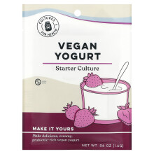 Cultures for Health, Yaourt Végétalien, 4 Sachets, 0,06 oz (1,6 g)