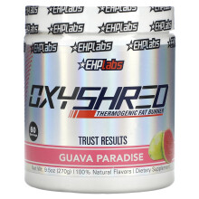 EHPlabs, OxyShred, Thermogener Fettverbrenner, Guava Paradise, 9,5 oz (270 g)