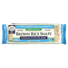 Edward & Sons, Bio-Braunreis-Knäcke, Ungesalzen Natur, 3,5 Unzen (100 g)