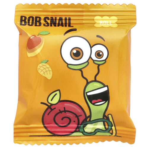 Bob Snail, Fruit Roll, Mango, 10 Pouches, 0.35 oz (10 g) Each 1