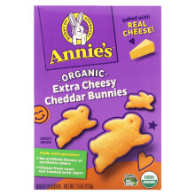 Annie's Homegrown, Bio-Cheddar-Häschen, Gebackene Cracker, Extra Käse, 7,5 Unzen (213 g)