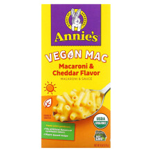 Annie's Homegrown, Organic Vegan Mac, Macaroni & Cheddar , 6 oz (170 g)