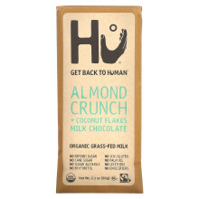 Hu, Almond Crunch + Coconut Flakes, Milk Chocolate, 2.1 oz (60 g)