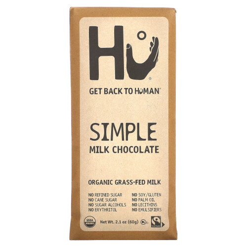 Hu, Einfache Vollmilchschokolade, 2,1 Unzen (60 g)