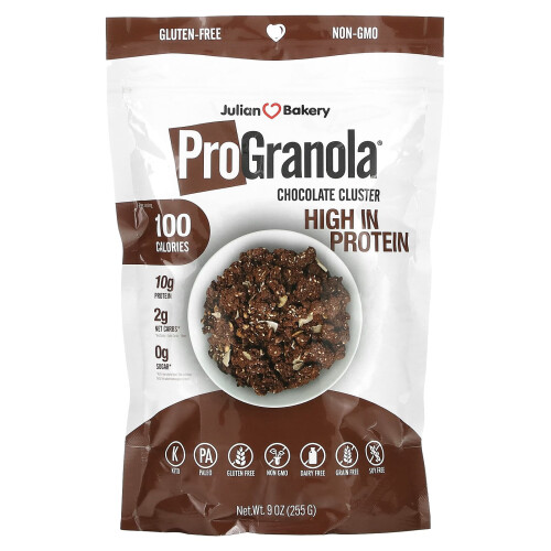 Julian Bakery, Pro Granola, Schokoladen-Cluster, 9 oz (255 g)