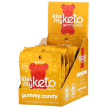 Kiss My Keto, Keto Gummibärchen, Fruchtig, 12 Beutel, je 0,79 Unzen (23 g)