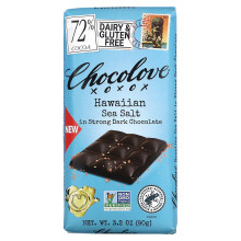 Chocolove, Hawaii-Meersalz in Starker Dunkelschokolade, 72 % Kakao, 3,2 Unzen (90 g)