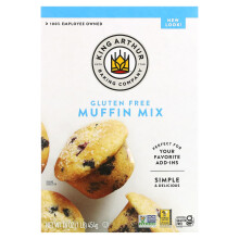 King Arthur Baking Company, Glutenfreie Muffin-Mischung, 16 oz (454 g)