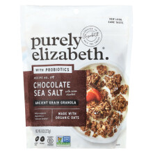 Purely Elizabeth, Urgetreide-Granola mit Probiotika, Schokolade-Meersalz mit Kakaoclustern, 227 g
