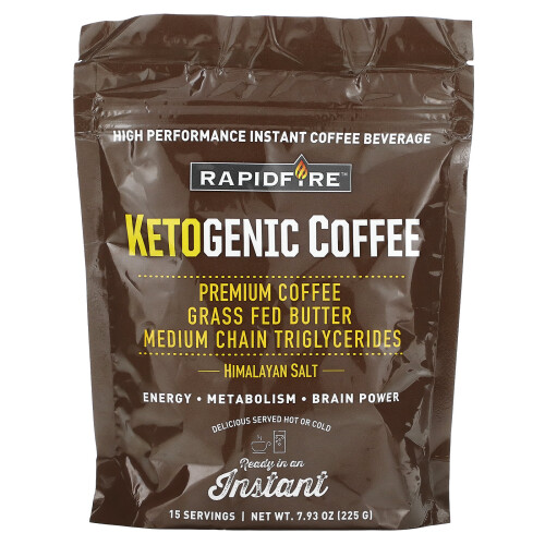RAPIDFIRE, Café Cétogène, 7,93 oz (225 g)