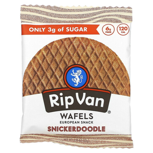 Rip Van Wafels, Snickerdoodle, 4 Pack, 1.16 oz (33 g) Each 2
