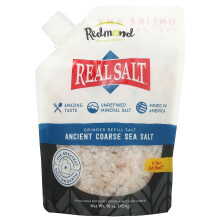 Redmond Trading Company, Real Salt, Sel Marin Gros Ancien, Recharge pour Broyeur, 16 oz (454 g)