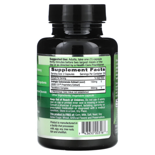 Emerald Laboratories, Afrikanische Mango, 60 Pflanzenkapseln 1