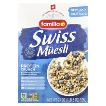 Familia, Schweizer Müsli Protein Crunch, Supersamen & Honig, 21 oz (595 g)
