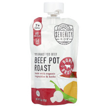 Serenity Kids, Rinder-Schmorbraten mit Bio-Gemüse & Kräutern, 7+ Monate, 3,5 oz (99 g)