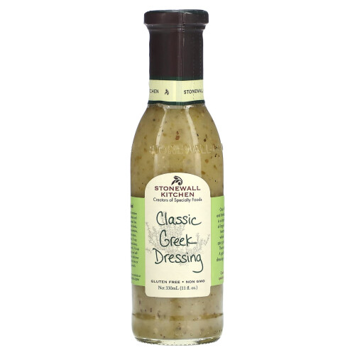 Stonewall Kitchen, Klassisches Griechisches Dressing, 11 fl oz (330 ml)