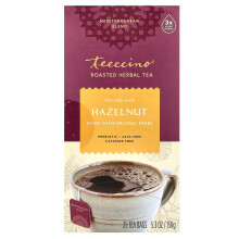 Teeccino, Tisane Torréfiée, Noisette, Sans Caféine, 25 Sachets de Thé, 5,3 oz (150 g)
