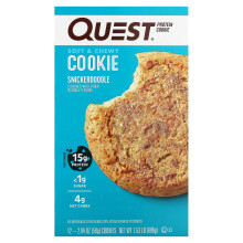 Quest Nutrition, Biscuit Protéiné, Snickerdoodle, 12 Biscuits, 2,04 oz (58 g) Chacun