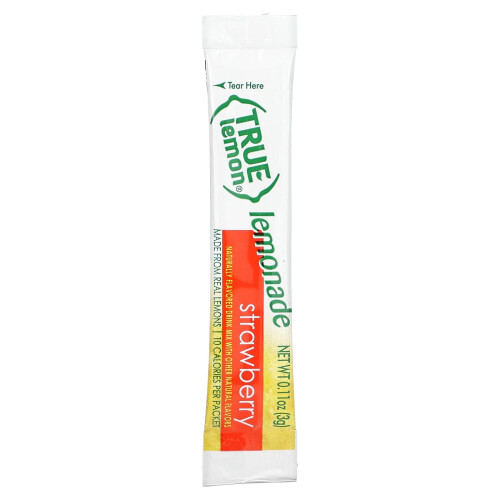 True Citrus, True Lemon, Erdbeerlimonade, 10 Beutel à 0,11 oz (3 g) 2