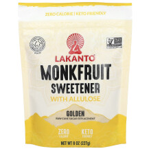 Lakanto, Édulcorant au Monk Fruit avec Allulose, Doré, 8 oz (227 g)