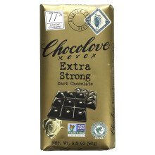 Chocolove, Extra Starke Dunkelschokolade, 77 % Kakao, 3,2 oz (90 g)