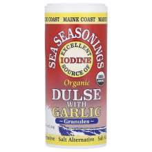 Maine Coast Sea Vegetables, Sea Seasonings, Bio-Dulse mit Knoblauchgranulat, 1,5 oz (43 g)