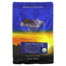 Mt. Whitney Coffee Roasters, Éthiopie Guji Biologique, Café en Grains, Torréfaction Moyenne, 12 oz (340 g)