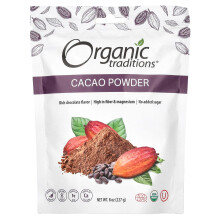 Organic Traditions, Kakaopulver, 8 oz (227 g)